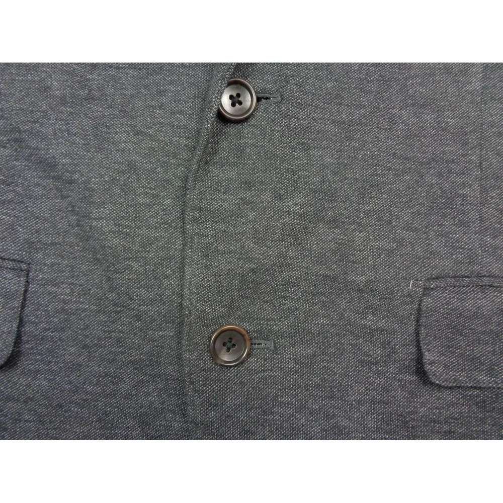 Bonobos Blazer Mens 42R Gray Lanificio Fortex Cotton Sport Coat Slim Fit Jacket